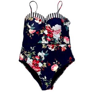 Cupshe floral one piece bathing suit